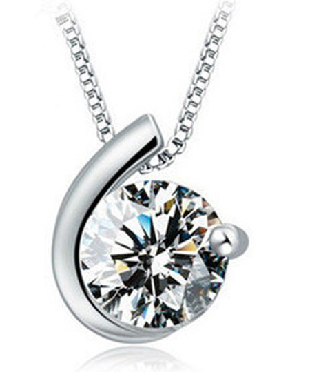 SS11018 S925 pure silver pendant Valentine necklace